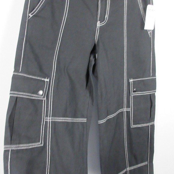 Empyre Alani Relax Loose Fit Pants Women S Black Low Rise Cargo Streetwear 604 - Picture 14 of 14